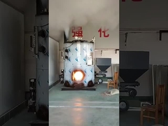 خروجی 1 تن / ساعت دیگ بخار بیوماس با پوسته برنج 0.4 مگا پاسکال